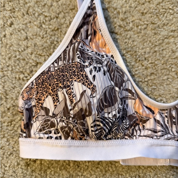 Animal Print Triangle Bralette - Picture 3 of 6